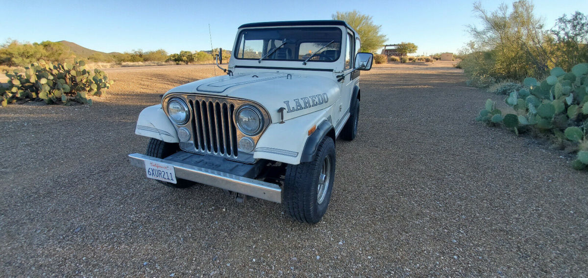 1985 jeep cj7 laredo - rust free ca survivor