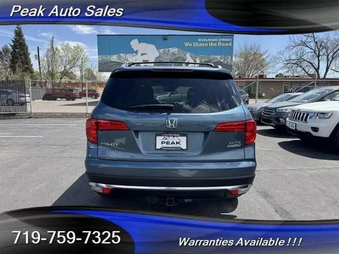2016 honda pilot elite sport utility 4d in colorado springs, colorado