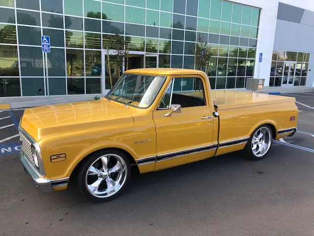 1972 chevrolet c10 c-10 c 10 custom pickup truck magazine feature cnc motors