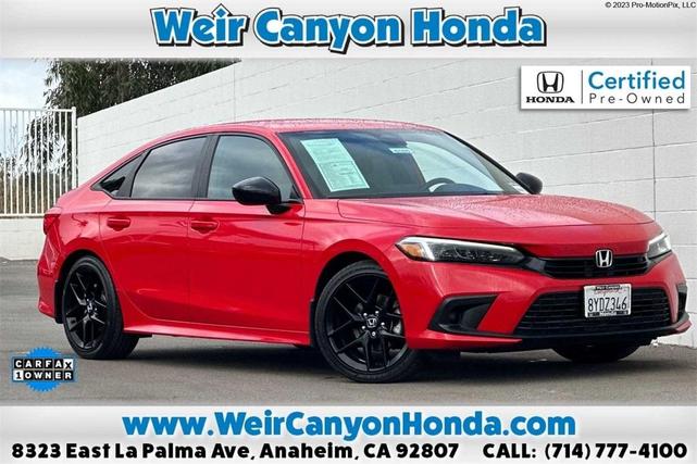 2022 honda civic sport