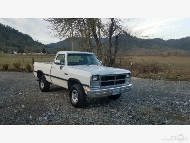 1993 dodge d/w regular cab w-150 5.2l v8 5-spd manual 4wd pickup truck 178825 mi