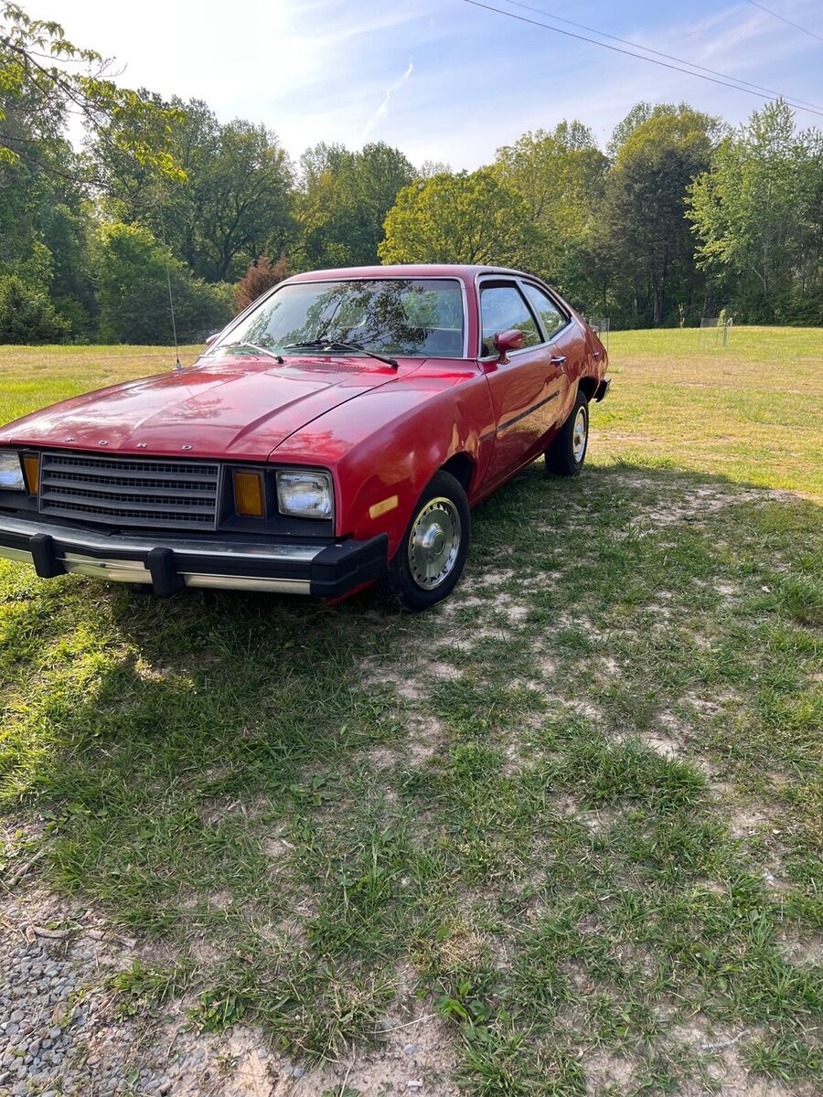 1980 ford pinto hatchback red rwd automatic