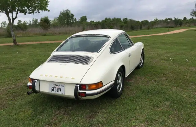 undamaged numbers-matching porsche 911t documentents and coa
