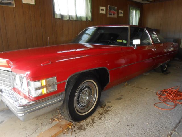 1974 cadillac calais coupe 9666 original miles!