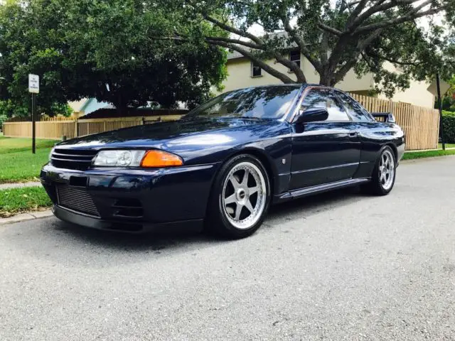 1991 nissan skyline gt-r r32 th1 blue "rare"