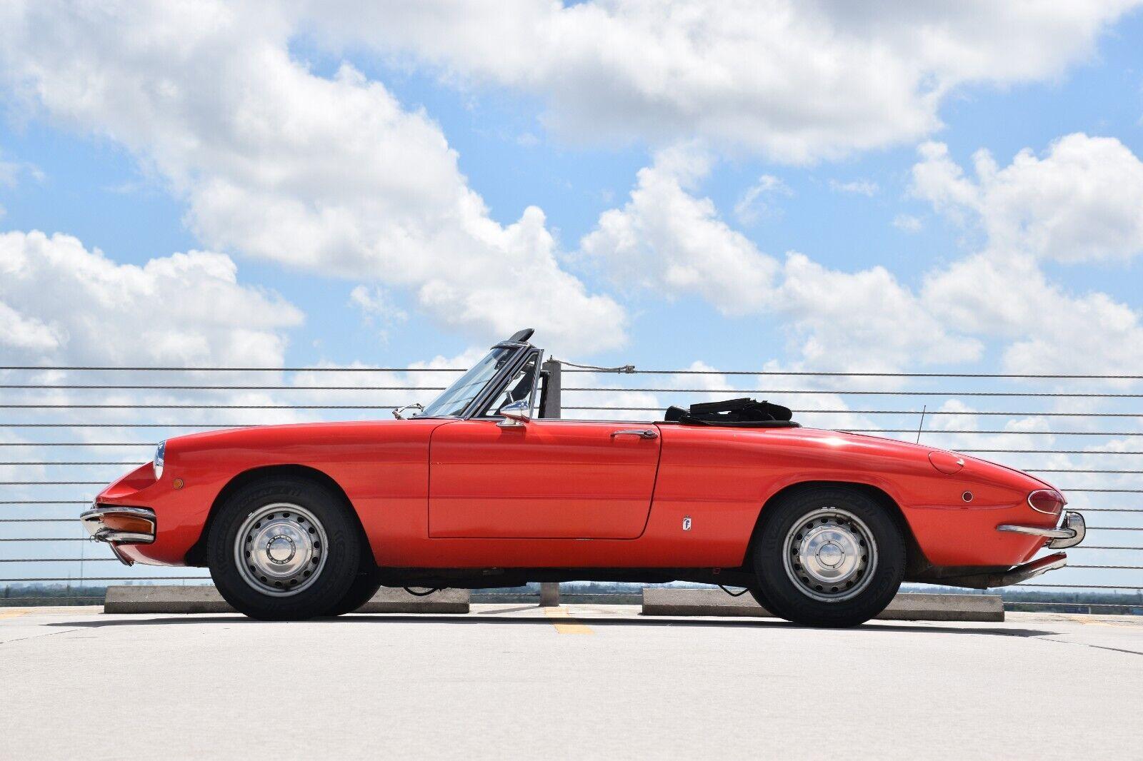 1969 alfa romeo spider 4 cylinders convertible clean title