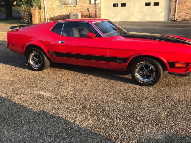 1973 mach 1 mustang ram air 351 cleveland, fmx automatic, a/c, power steering