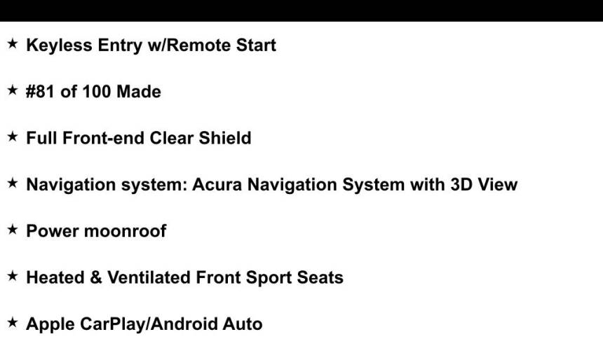 2023 acura tlx sh-awd type s pmc edition