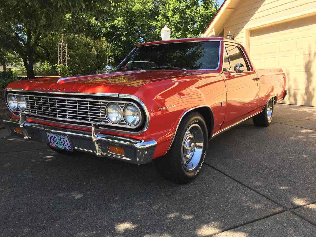 1964 chevrolet el camino pickup red rwd manual standard