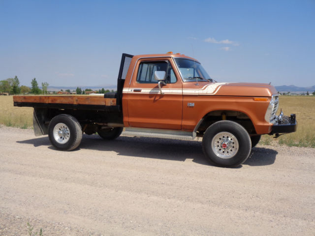 1975 ford f250 f-250 4x4 highboy high desert survivor ranch truck barn find nr