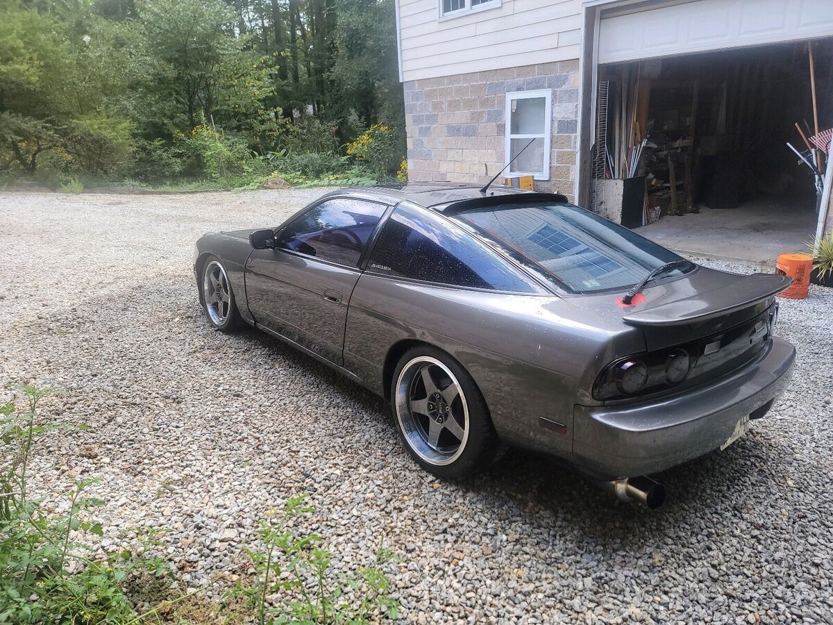 1991 nissan 240sx hatchback grey rwd manual base