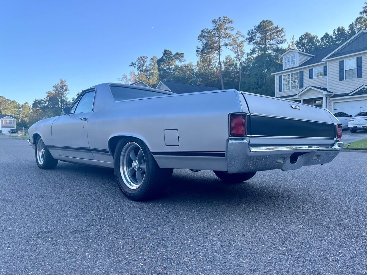 1968 chevrolet el camino pickup grey rwd manual