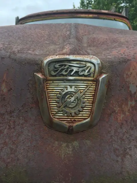 1954 fabco 4x4 awd f600 ford truck stake side bed cab vintage rat rod
