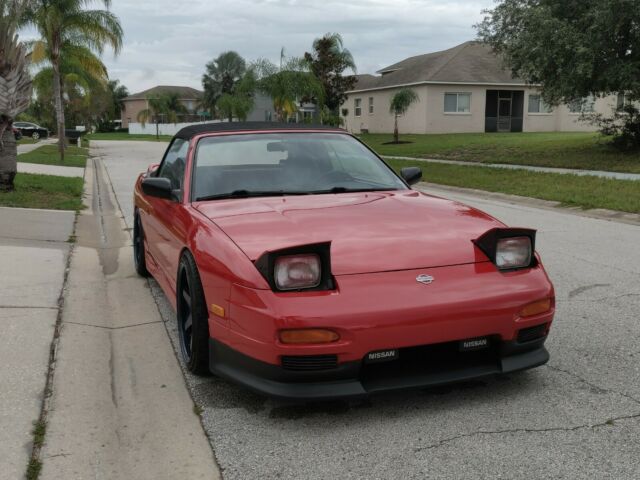 1992 nissan 240sx s13 60k miles convertible 5 speed jdm silvia coupe a/c and p/s