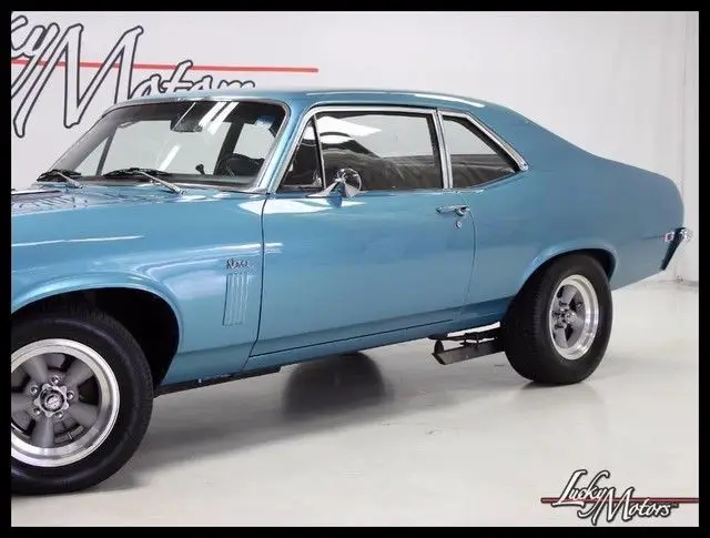 1969 chevrolet nova 53340 miles blue coupe automatic