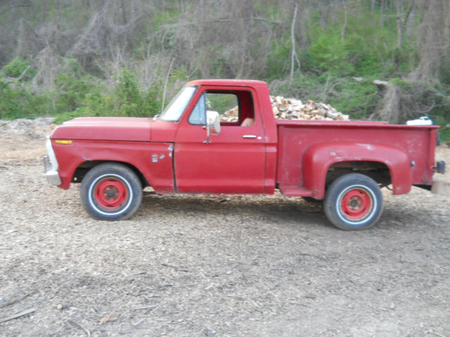 1976 ford f-100 shortbed flareside, big block 360, 4spd manual, 53k orig. miles!