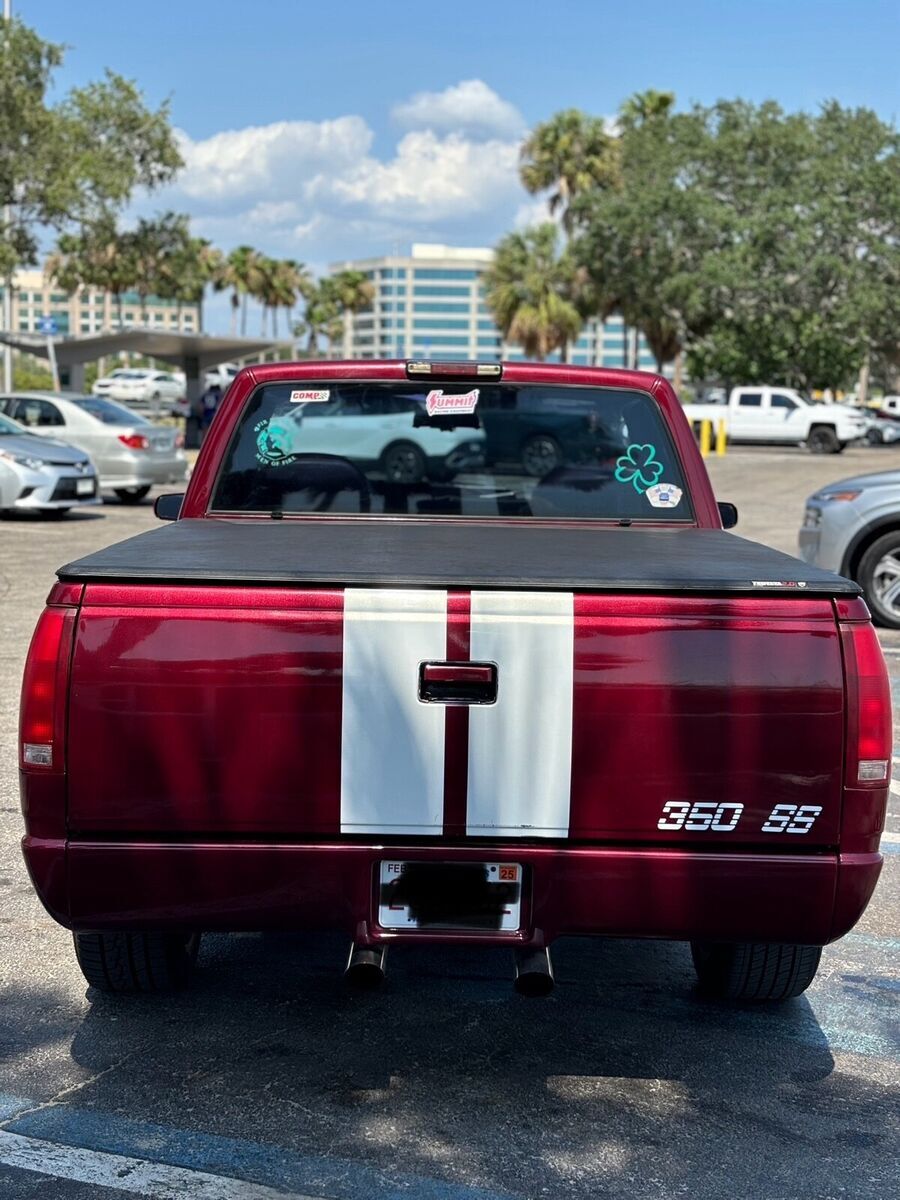1994 gmc sierra pickup red c1500