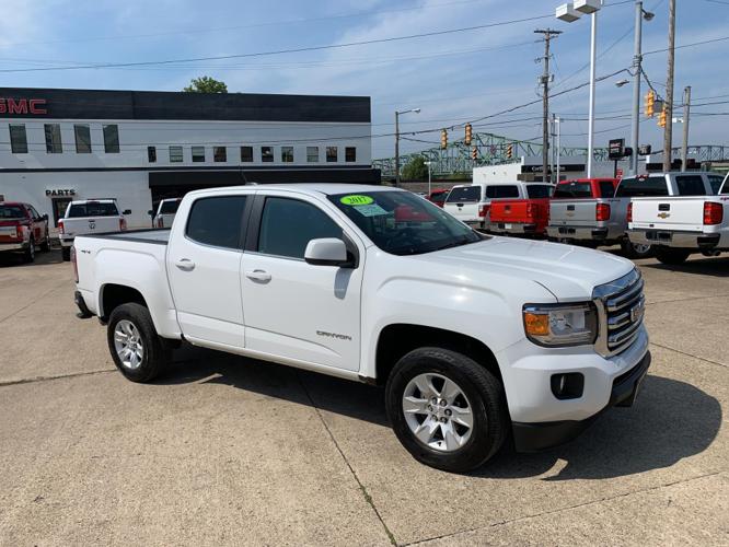 used 2017 gmc canyon 4x4 crew cab sle parkersburg, wv 26102 for sale in parkersburg, west virginia