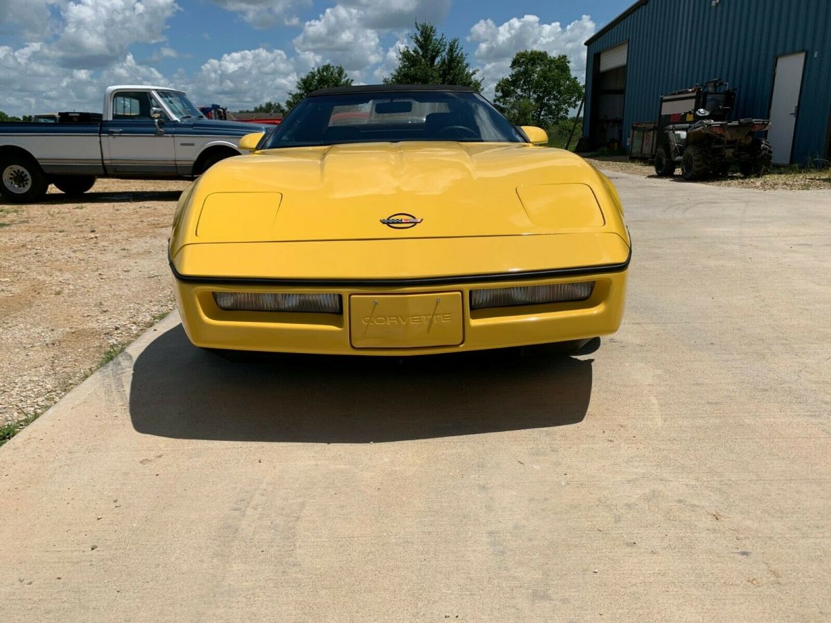 1986 chevrolet corvette indy pace car convertible leather