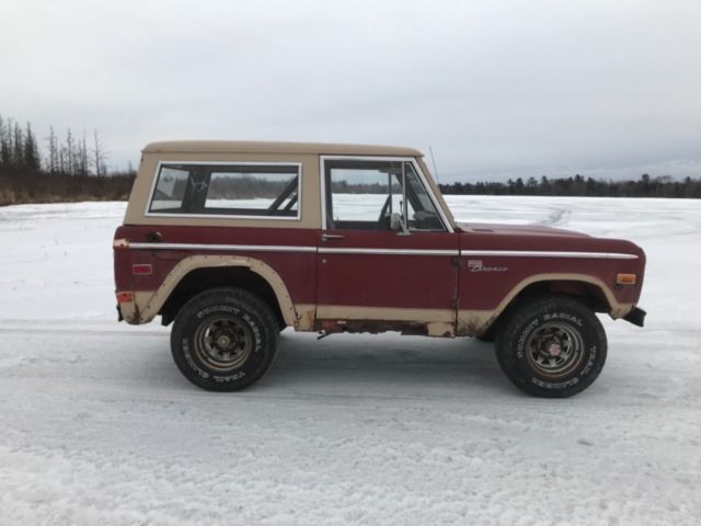 1975 bronco sport. 302 automatic. power steering. no reserve