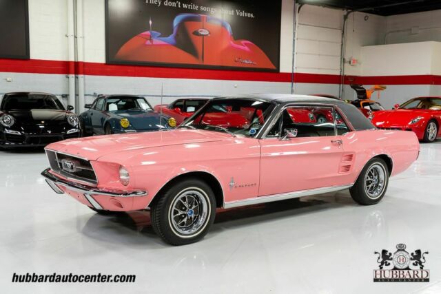 1967 ford mustang, full nut & bolt restoration, rare dusk rose paint