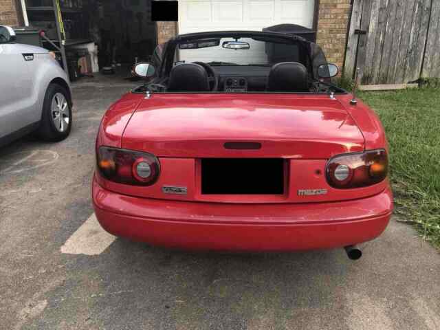 1993 mazda miata convertible red rwd manual