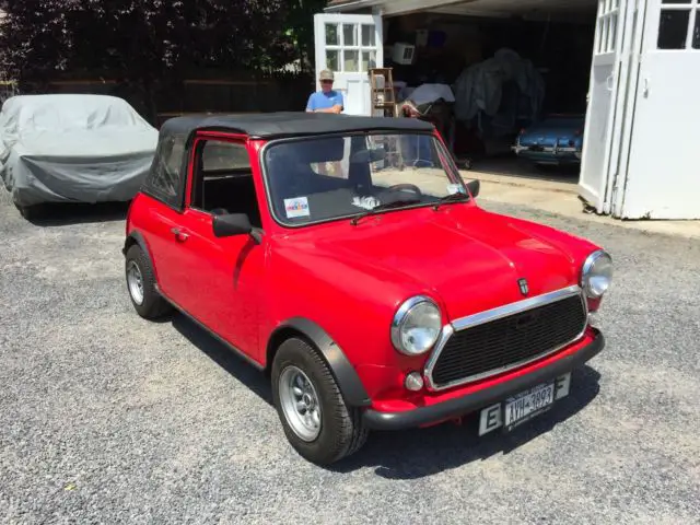 no reserve 1967 austin mini hl kent convertible - turn key fun, mint