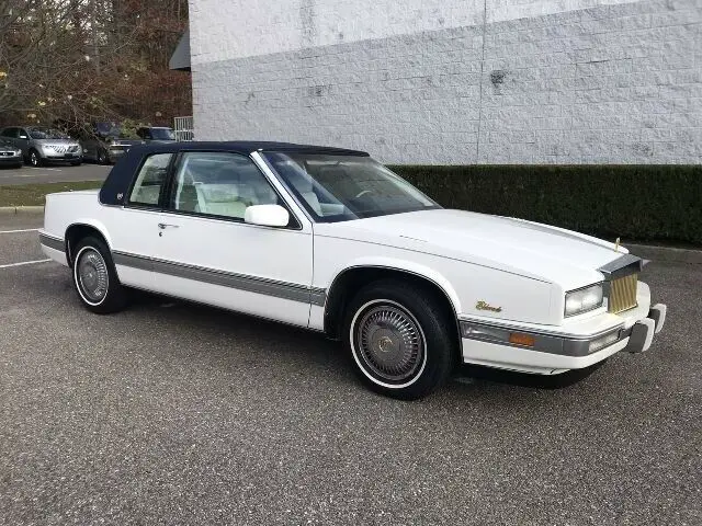 1988 cadillac eldorado just 94k miles clean car fax whte coupe 4.5l 8-cyl engine