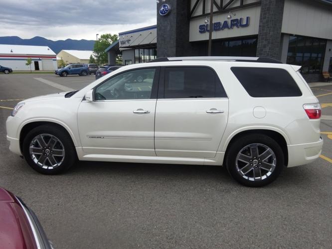used 2012 gmc acadia awd denali whitefish, mt 59937 for sale in whitefish, montana