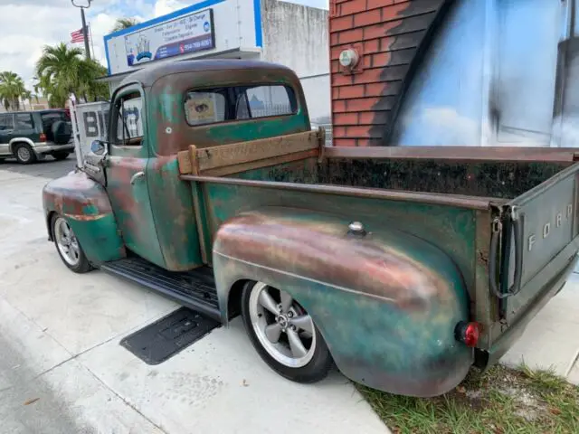 1951 ford f100 patina late model frame v8 4.6l fuel injected motor trade? call