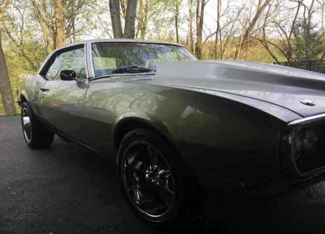 1968 pontiac firebird grey rwd automatic chrome