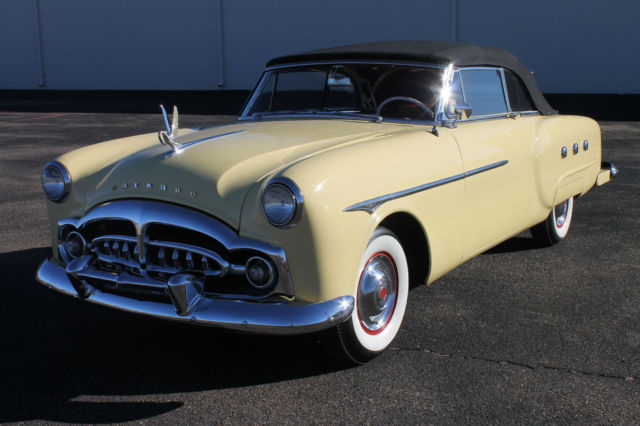 frame off restored 1951 packard 250 convertible