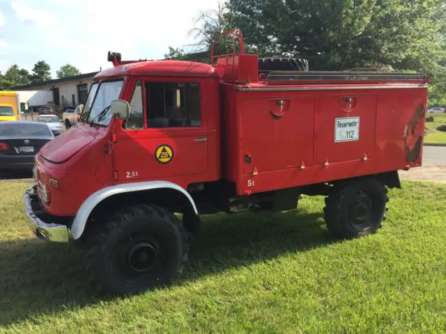 unimog mercedes benz fire pumper truck