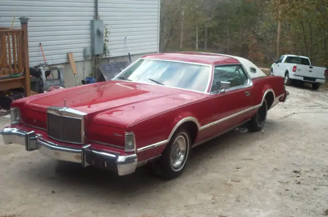 1976 lincoln continental mark iv barn find 1 family owned 78154 miles