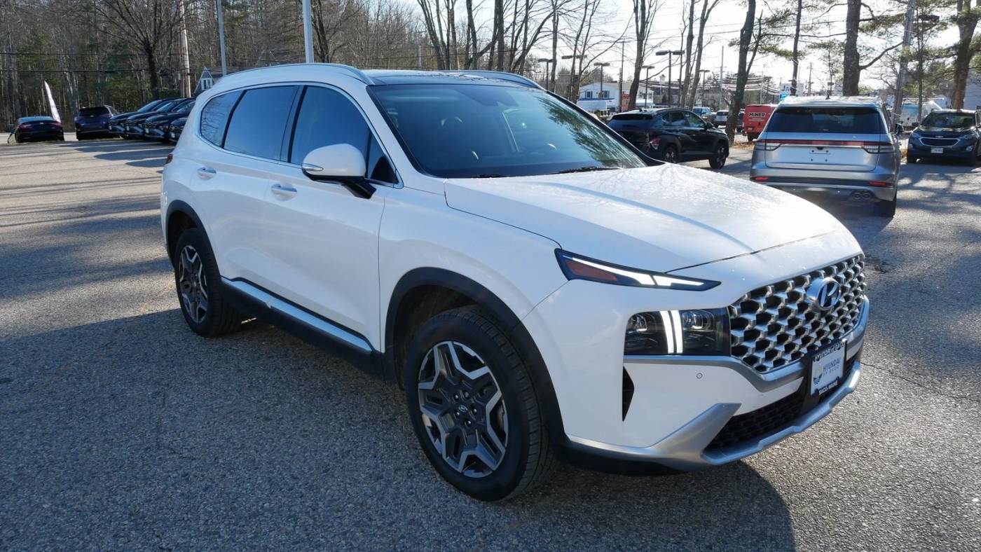 used 2021 hyundai santa fe hybrid limited hev $25,890great deal 52,938 mi. location: saco