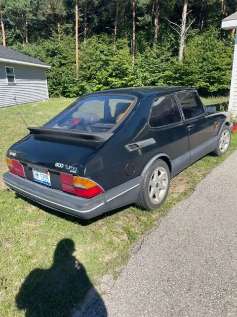 1990 saab 900 hatchback black fwd manual spg