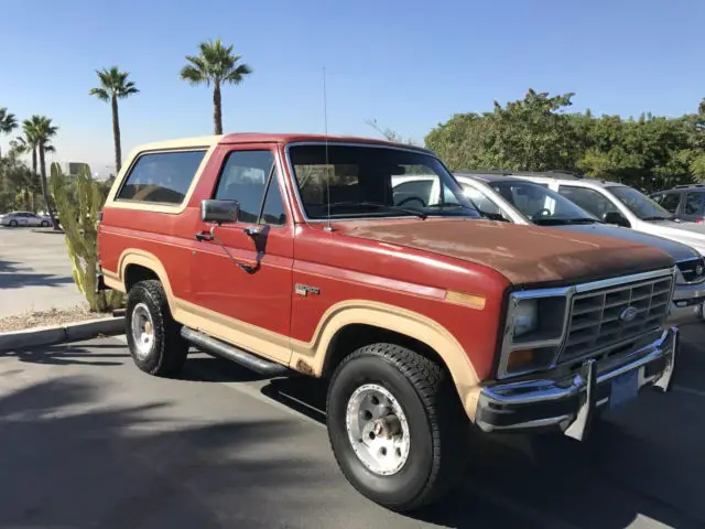 1986 ford bronco eddie bauer sport utility 2-door 5.0l