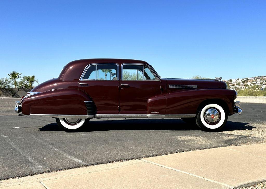 1941 cadillac sixty special maroon metallic sedan gasoline