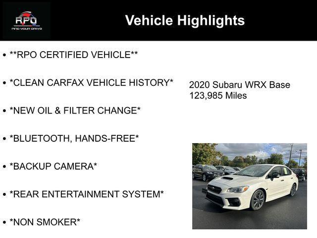 2020 subaru wrx base