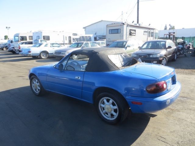 1993 mazda mx-5 miata used 1.6l i4 16v automatic convertible no reserve