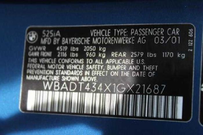2001 bmw 5-series 525i in clearwater, fl