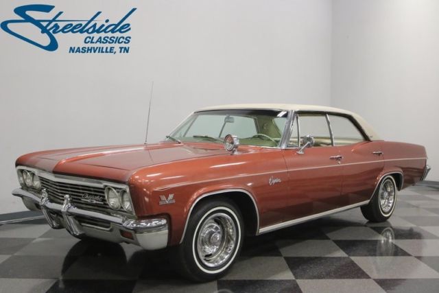 1966 chevrolet caprice 42604 miles aztec bronze hardtop 396 v8 3 speed automati