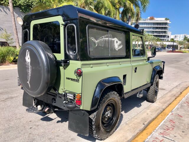 beautiful solid 1985 land rover defender 90 with stereo bluetooth many upgrades