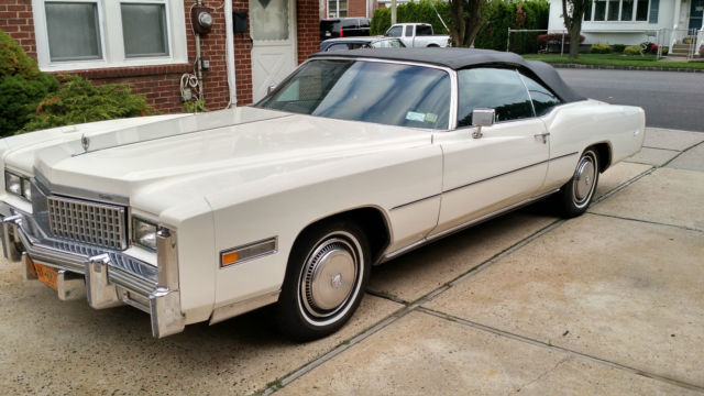 classic 1975 cadillac eldorado convertible