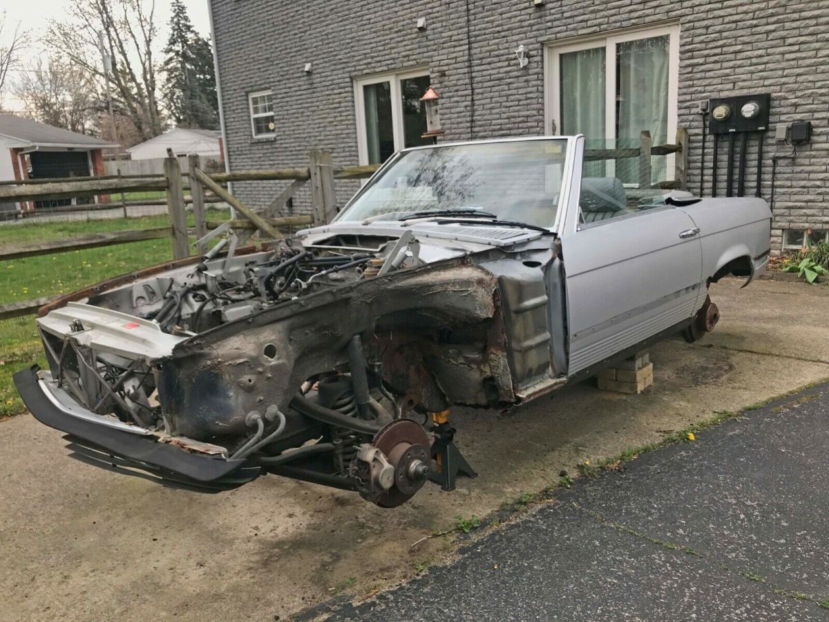 1981 mercedes 380sl body frame with doors r107 mercedes-benz