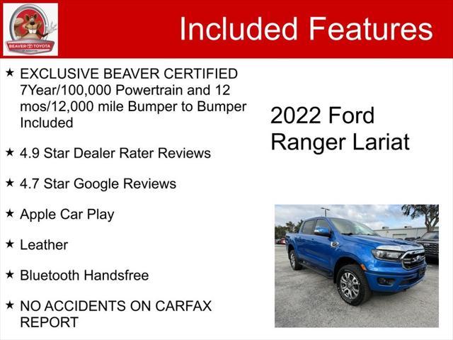 2022 ford ranger lariat