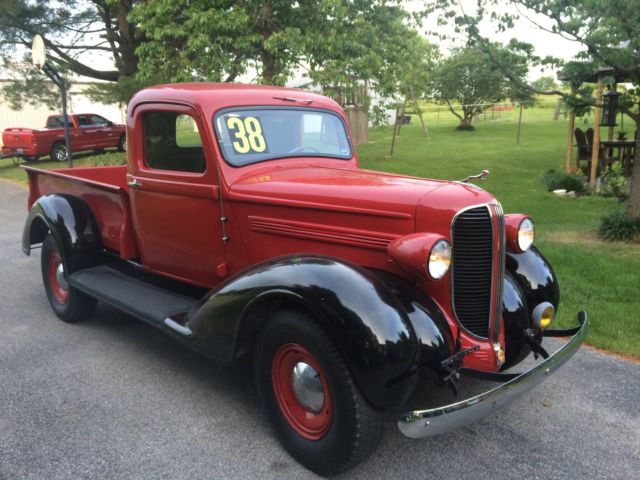 1938 dodge pickup, nice full restoration!