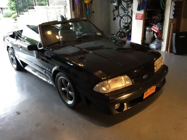 1989 mustang gt convertible 5.0 5 speed foxbody not cobra lx shelby 302 stock nr