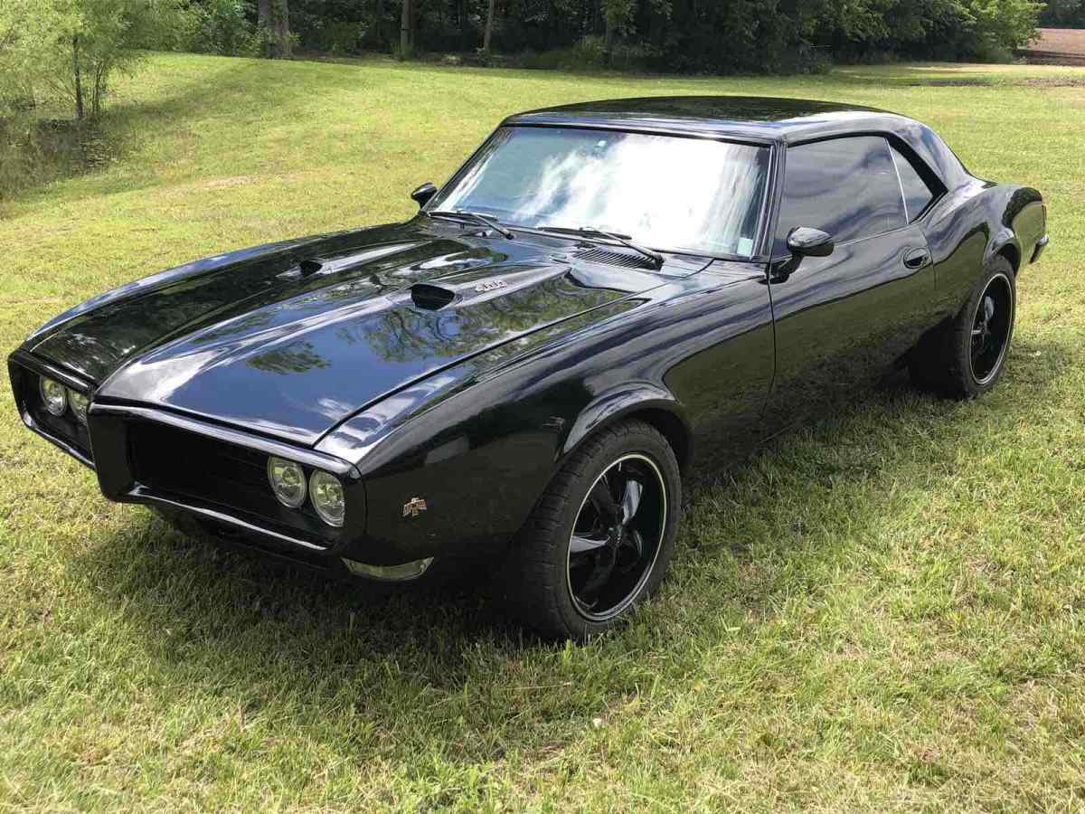 1968 pontiac firebird 400 sportscar black rwd manual 400