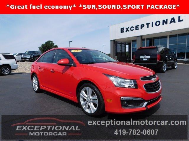 used 2015 chevrolet cruze ltz defiance, oh 43512 for sale in defiance, ohio